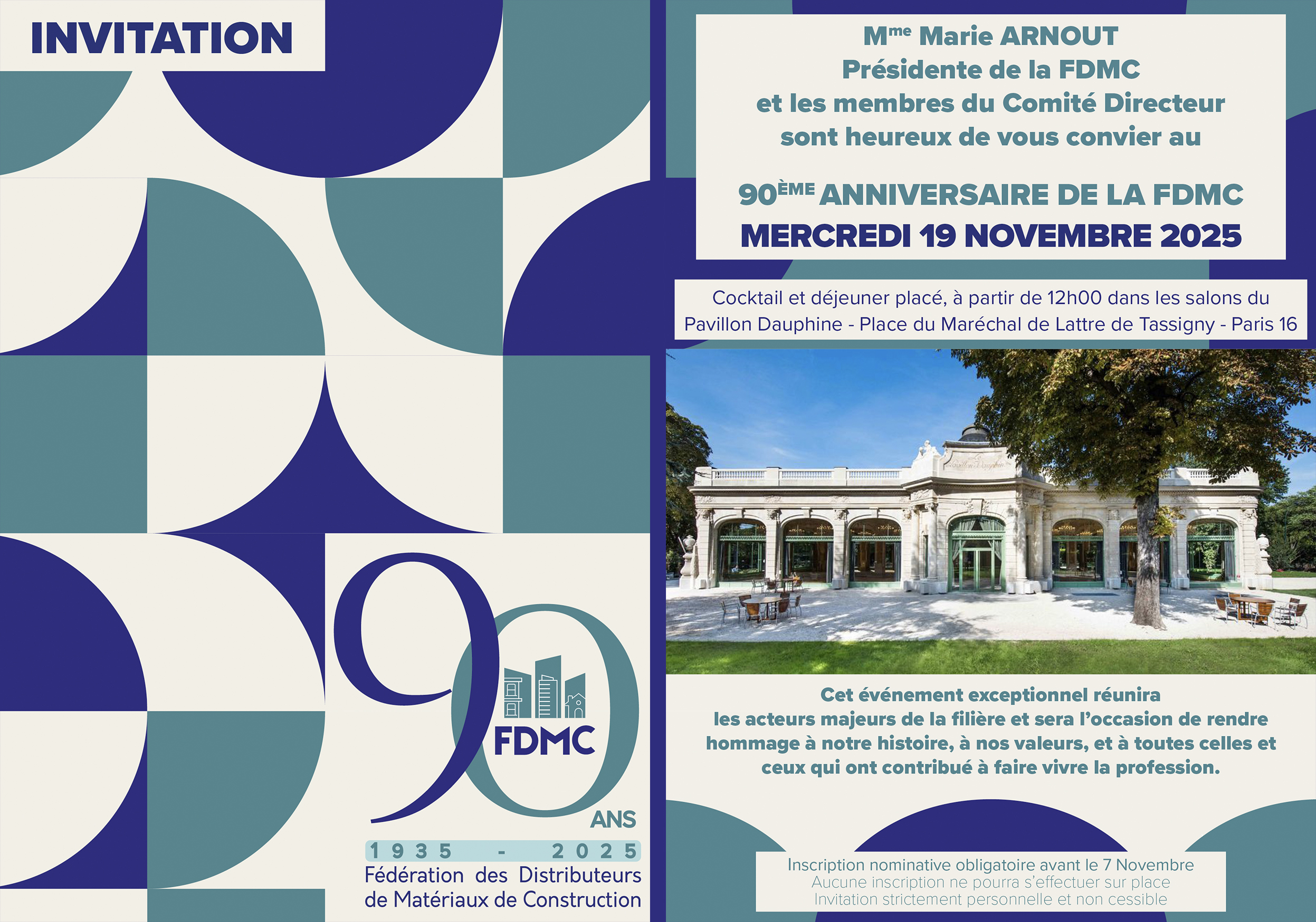 invitation 90 FDMC DOUBLE RECTO VERSO