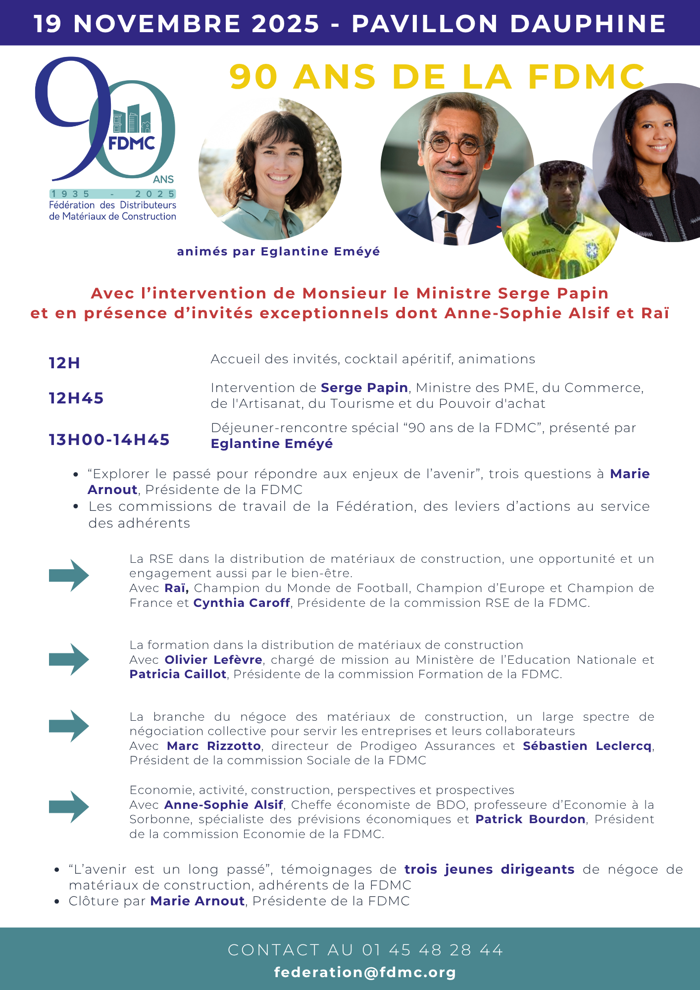 19 Novembre 2025 : la FDMC fête ses 90 ans !